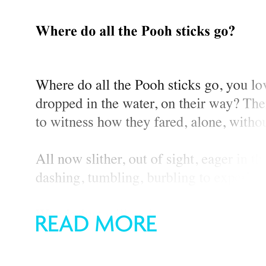 Where do all the Pooh sticks go?